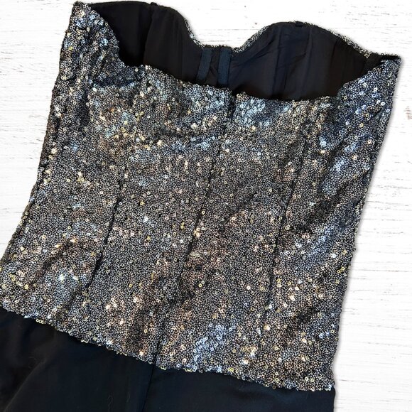 House of Harlow 1960 x REVOLVE Teri Sequin Bodysuit in Size Large Fully Lined - Picture 10 of 14